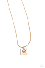 Load image into Gallery viewer, Paparazzi Jewelry Necklace Smiley Season - Gold