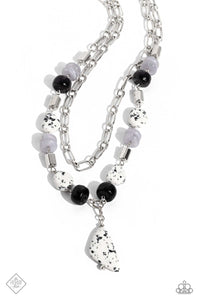 Paparazzi Jewelry Necklace Earrings High-End Habitat/High-End Hallmark- Black
