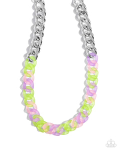 Paparazzi Jewelry Necklace Rainbow Ragtime