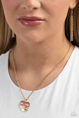 Paparazzi Jewelry Necklace Mans Best Friend - Gold