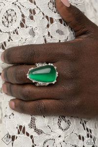 Paparazzi Jewelry Necklace Newport Princess/Yacht Club Couture - Green 0321