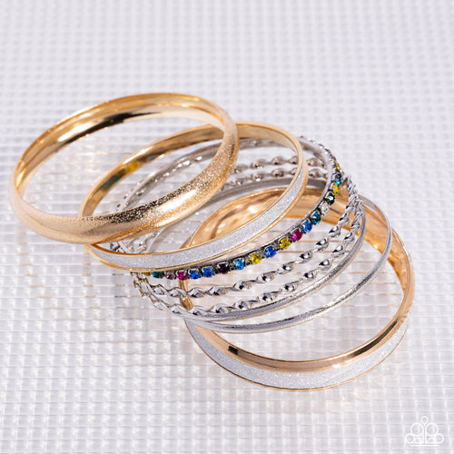 Paparazzi Jewelry Bracelet Smoldering Stack