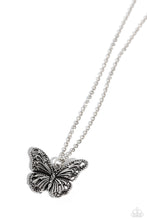 Load image into Gallery viewer, Paparazzi Jewelry Necklace Textured Talent - Silver