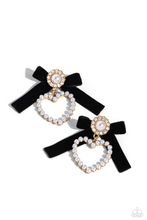 Load image into Gallery viewer, Paparazzi Jewelry Earrings BOW and Then - Gold