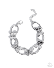 Load image into Gallery viewer, Paparazzi Jewelry Necklace Butterfly Build - Silver