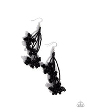 Load image into Gallery viewer, Paparazzi Jewelry Earrings Petaled Precipitation - Black