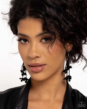 Load image into Gallery viewer, Paparazzi Jewelry Earrings Petaled Precipitation - Black