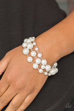 Load image into Gallery viewer, Paparazzi Jewelry Bracelet Until The End Of TIMELESS - White