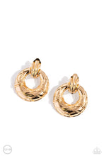 Load image into Gallery viewer, Paparazzi Jewelry Earrings Metro Voyage - Gold