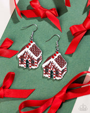 Load image into Gallery viewer, Paparazzi Jewelry Earrings Gingerbread Competition