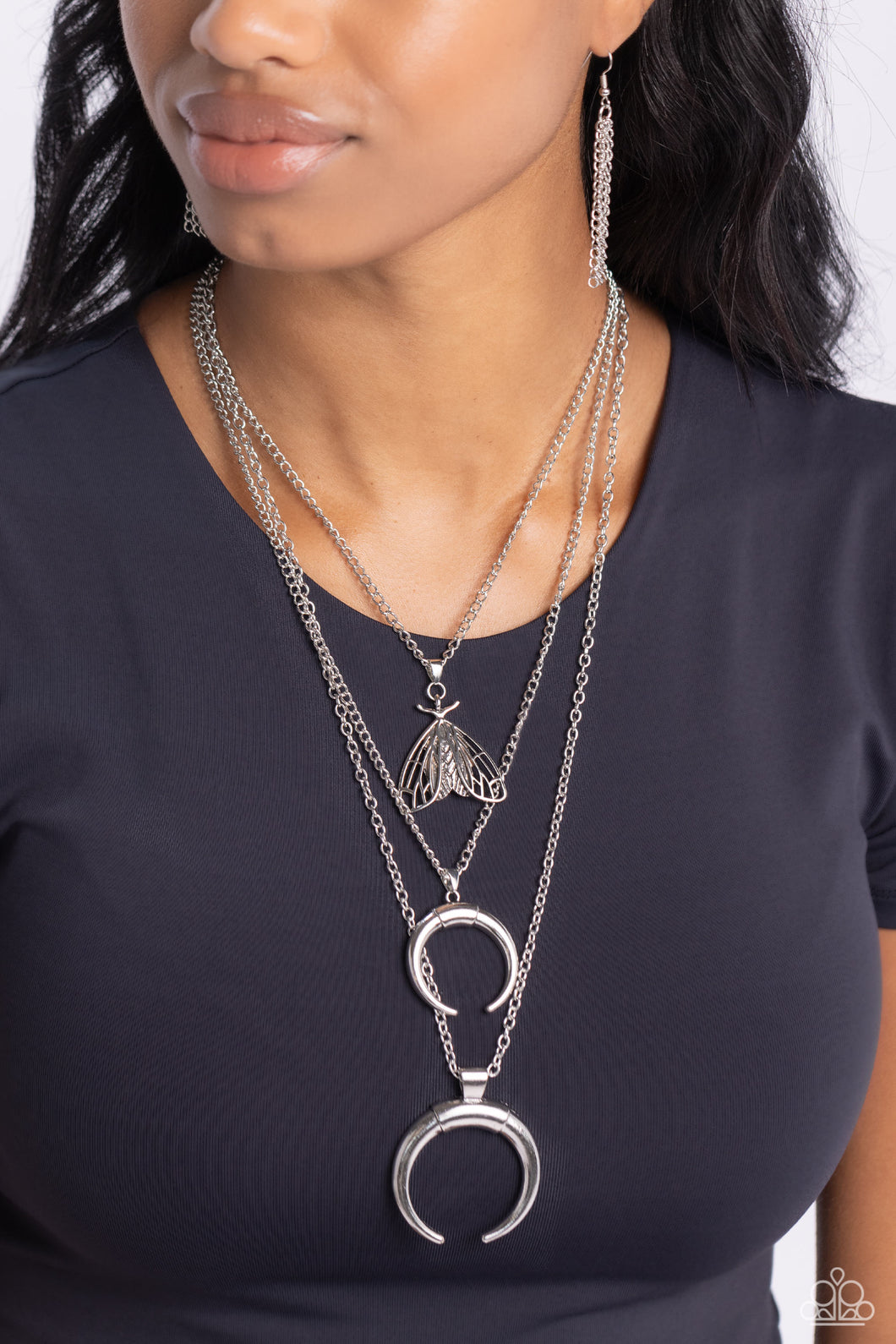 Paparazzi Jewelry Necklace Moth Medley