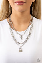 Load image into Gallery viewer, Paparazzi Jewelry Necklace Low Key Layers - Silver