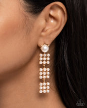 Load image into Gallery viewer, Paparazzi Jewelry Earrings Pearl Pastime