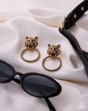 Load image into Gallery viewer, Paparazzi Jewelry Earrings Tangible Tiger