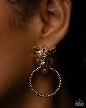 Load image into Gallery viewer, Paparazzi Jewelry Earrings Tangible Tiger