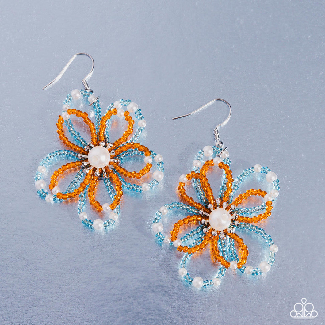 Paparazzi Jewelry Earrings PEARL Crush - Orange