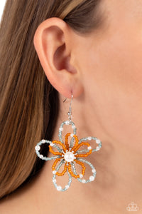 Paparazzi Jewelry Earrings PEARL Crush - Orange