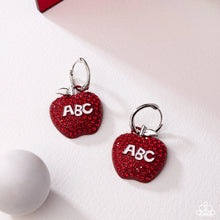 Load image into Gallery viewer, Paparazzi Jewelry Earrings Adorable ABCs - Red