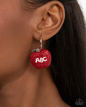 Load image into Gallery viewer, Paparazzi Jewelry Earrings Adorable ABCs - Red