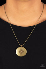 Load image into Gallery viewer, Paparazzi Jewelry Necklace Center of the Cosmos - Brass