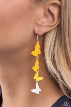 Load image into Gallery viewer, Paparazzi Jewelry Earrings Haphazard Headliner - Yellow