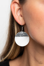 Load image into Gallery viewer, Paparazzi Jewelry Earrings SHELL Out - White