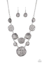 Load image into Gallery viewer, Paparazzi Jewelry Necklace Metallic Patchwork - Silver