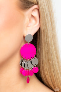 Paparazzi Jewelry Earrings SHELL of the Ball - Pink