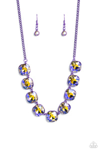 Paparazzi Jewelry Necklace Combustible Command - Purple