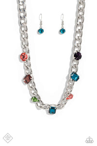 Paparazzi Jewelry Necklace/Bracelet Audaciously Affixed & Fearlessly Fastened - Multi