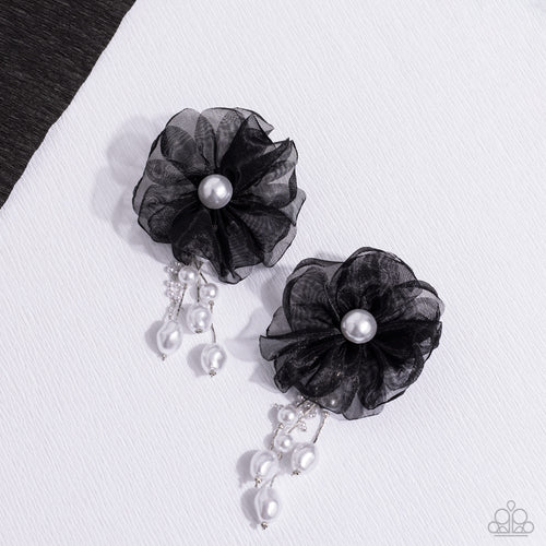 Paparazzi Jewelry Earrings Dripping In Decadence - Black