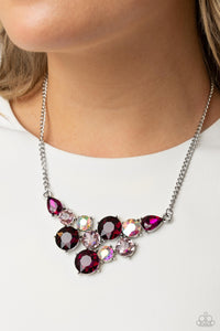 Paparazzi Jewelry Necklace Round Royalty - Pink