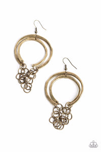 Paparazzi Jewelry Earrings Dont Go CHAINg-ing - Silver