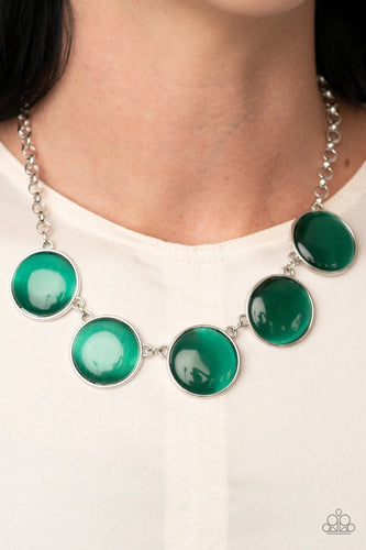 Paparazzi Jewelry Necklace Ethereal Escape - Green