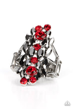 Load image into Gallery viewer, Paparazzi Jewelry Ring Smoky Smolder - Red