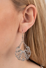 Load image into Gallery viewer, Paparazzi Jewelry Earrings Frilly Finesse - Silver