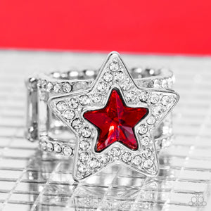 Paparazzi Jewelry Ring One Nation Under Sparkle - Blue