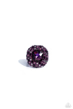 Load image into Gallery viewer, Paparazzi Jewelry Ring Glistening Grit - Purple