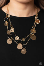 Load image into Gallery viewer, Paparazzi Jewelry Necklace Hammered Horizons - Gold
