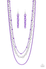 Load image into Gallery viewer, Paparazzi Jewelry Necklace Mardi Gras Mayhem - Purple