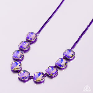 Paparazzi Jewelry Necklace Combustible Command - Purple