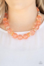 Load image into Gallery viewer, Paparazzi Jewelry Necklace Bubbly Beauty - Orange