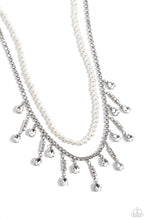 Load image into Gallery viewer, Paparazzi Jewelry Necklace Lessons in Luxury - White