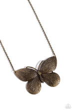 Load image into Gallery viewer, Paparazzi Jewelry Necklace DRAWN to the Wind Brass