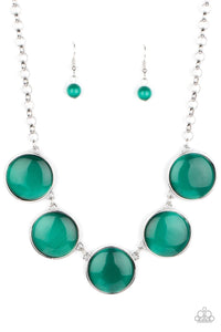 Paparazzi Jewelry Necklace Ethereal Escape - Green