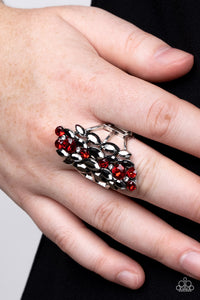 Paparazzi Jewelry Ring Smoky Smolder - Red