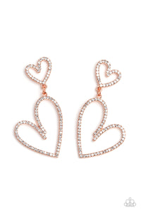 Paparazzi Jewelry Earrings Doting Duo - White