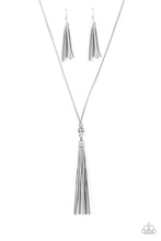 Load image into Gallery viewer, Paparazzi Jewelry Necklace Hold My Tassel - Silver