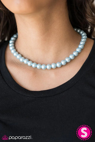 Paparazzi Jewelry Necklace Not Your Mamas Pearls - Blue