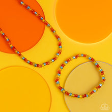 Load image into Gallery viewer, Paparazzi Jewelry Necklace/Bracelet Colorfully GLASSY &amp; GLASS is in Session - Red